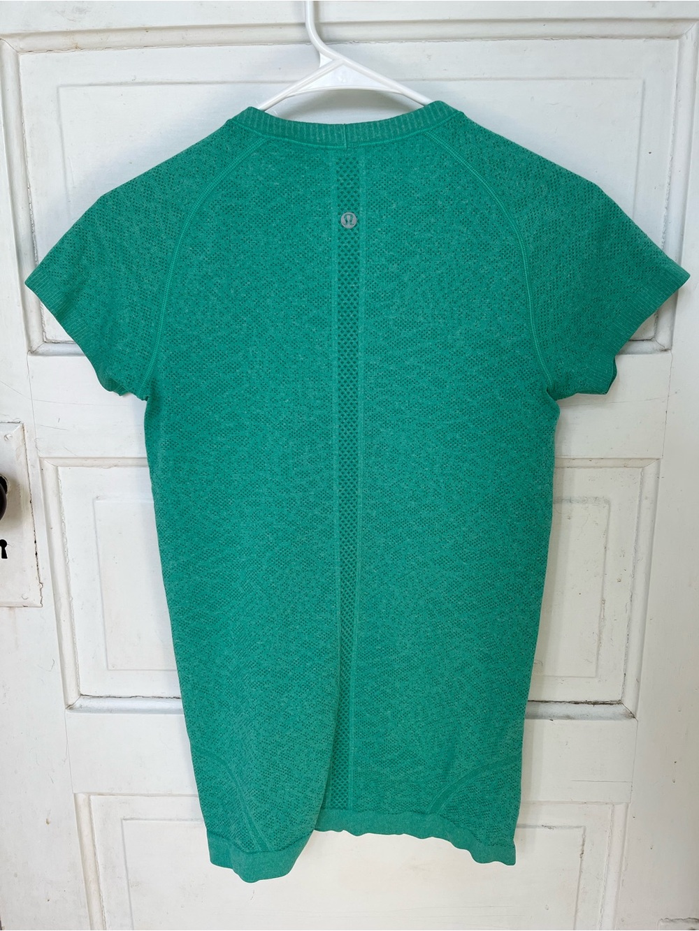 Lululemon Swiftly Tech Short-Sleeve Tee Shirt 2.0 Hip Length in Heathered Jungle - Picture 4 of 5